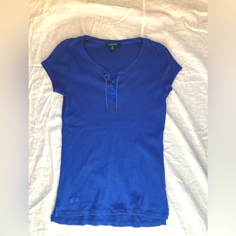 Polo Ralph Lauren Women’s Sz Med Royal Blue Shirt